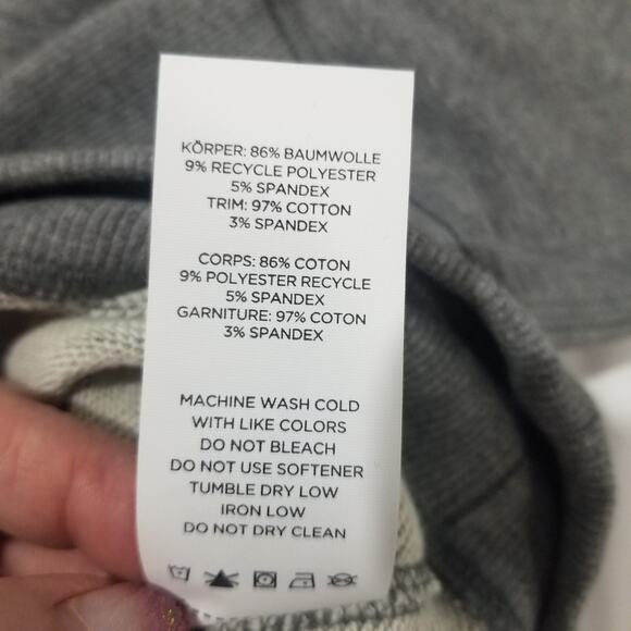 Peloton x Fourlaps Sweatshirt Mens Large Pullover Grey Rush 1/4 Zip Reflective - Picture 10 of 15